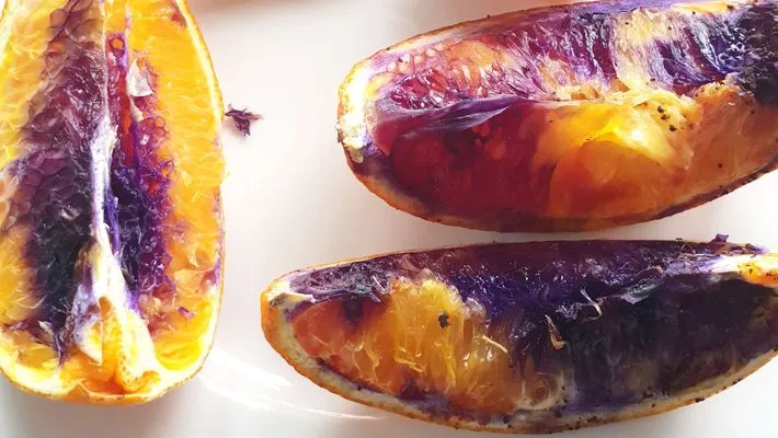 Why did this orange turn purple? The surprising truth behind this kitchen mystery