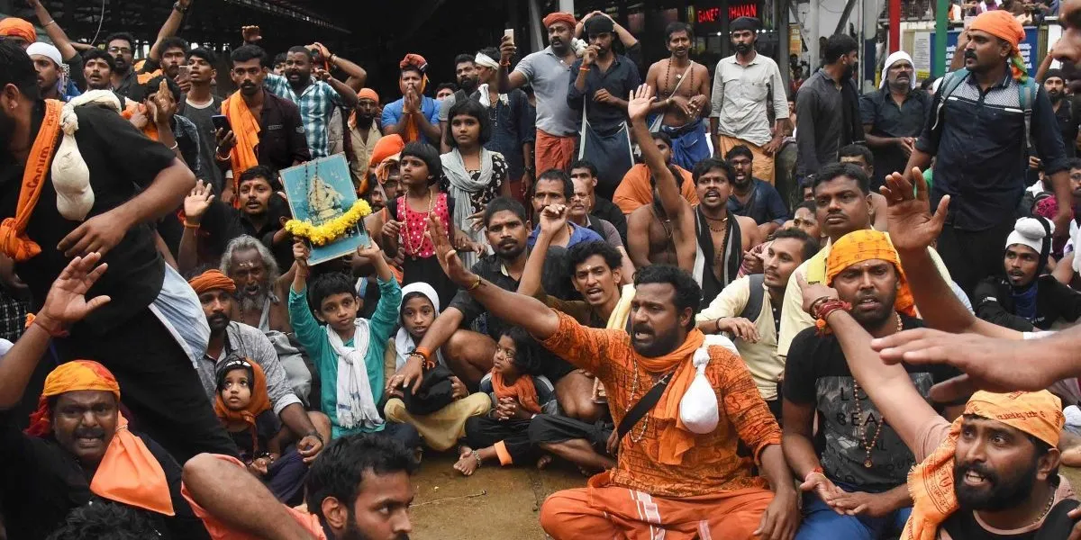 Image result for sabarimala protest