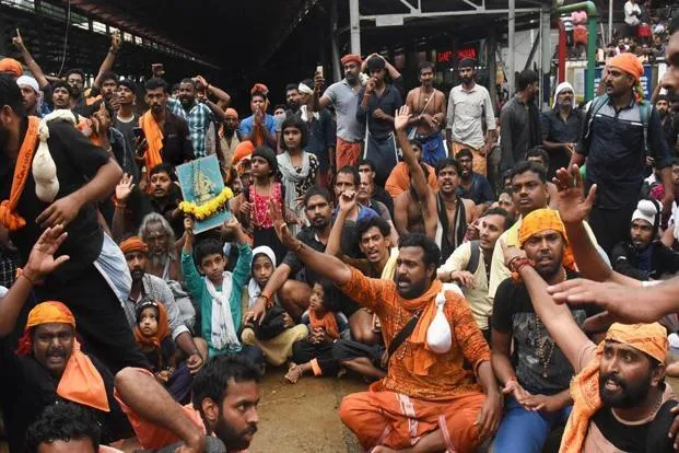 Image result for sabarimala protest