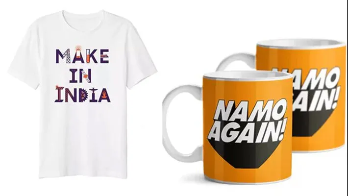 NaMo App begins sale of t shirt and coffee mug ahead of 2019 elections