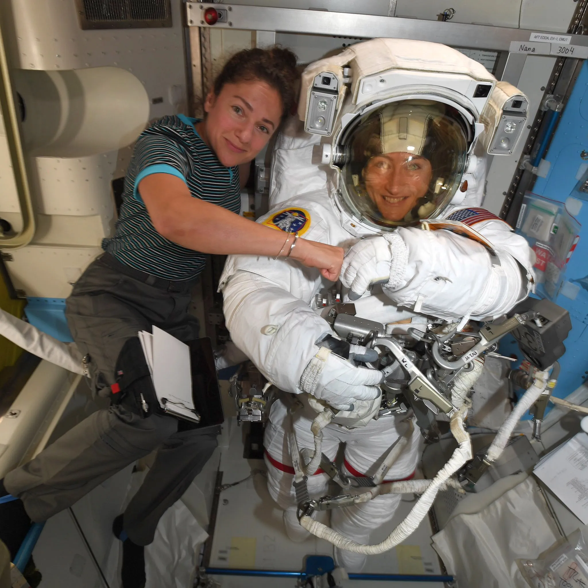 Image result for tech-nasa-female-spacewalk-today
