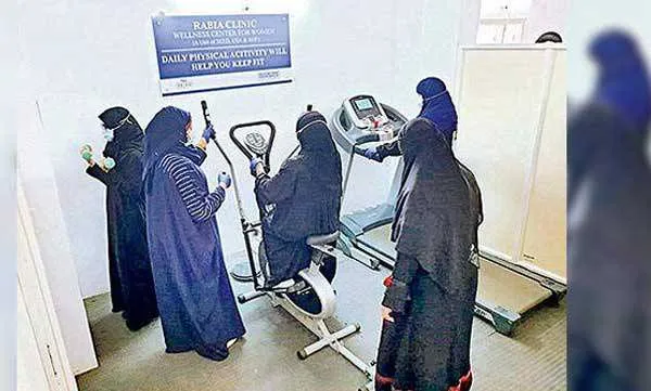 അനാരോഗ്യം മൂലം ബുദ്ധിമുട്ടുന്ന സ്ത്രീകളുടെ ആരോഗ്യ സംരക്ഷണം ലക്ഷ്യം:  മുസ്ലീം പള്ളിയില്‍ ജിം