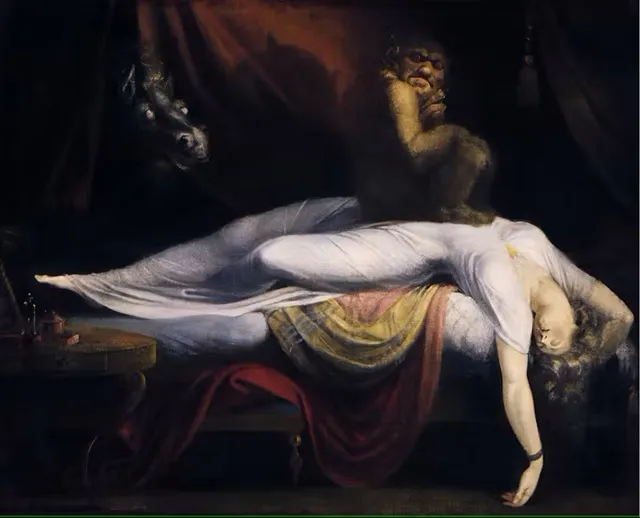 dracula | Johann Heinrich Füssli, Le Cauchemar, 1781. Wikimedia