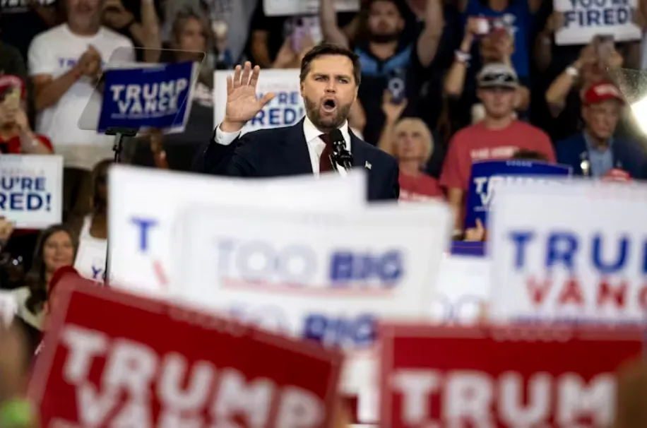 JD Vance has made rolling back the rights of transgender Americans a centerpiece of his short congressional career. Christian Monterrosa/AFP via Getty Images