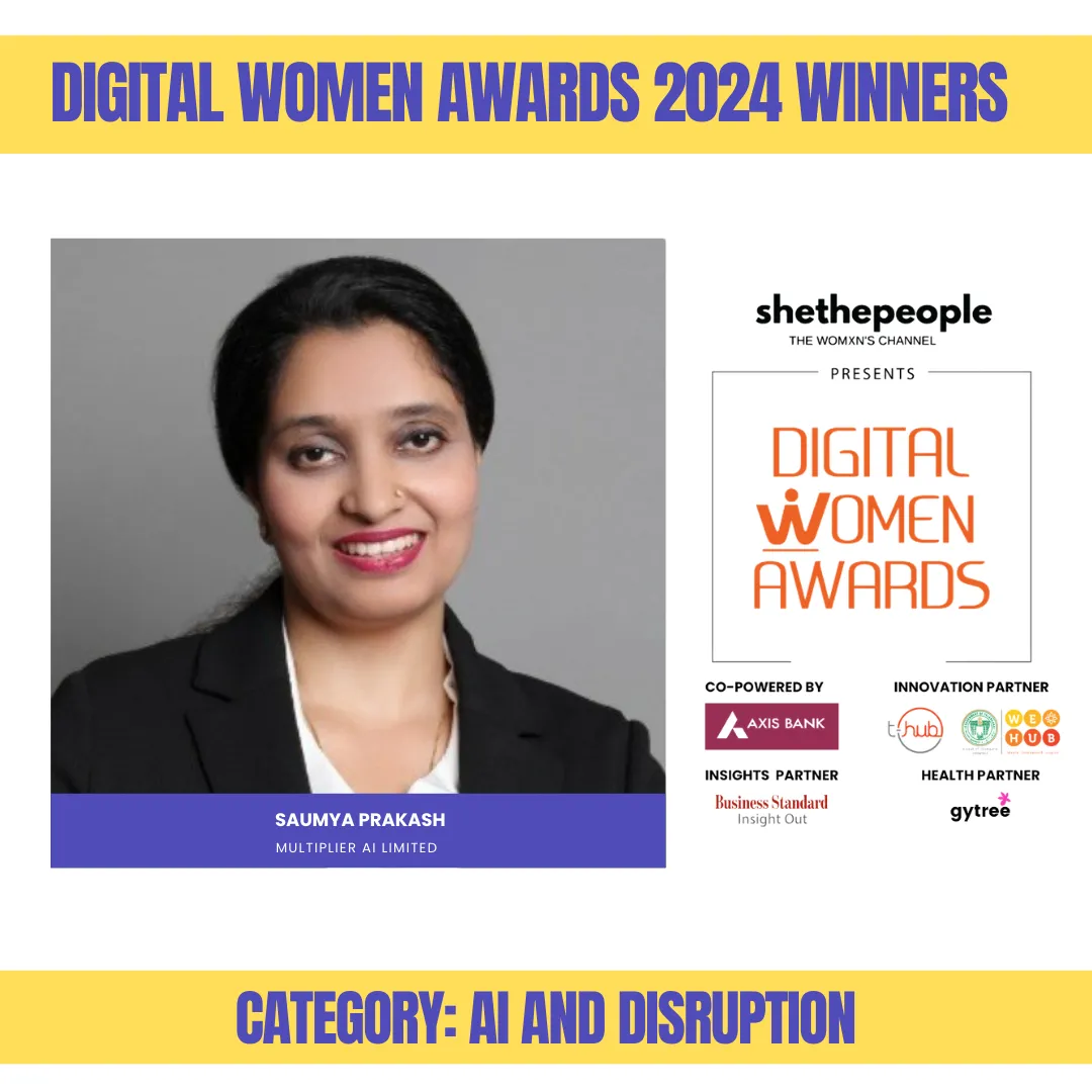 Digital Women Awards 2024, Category AI And Disruption