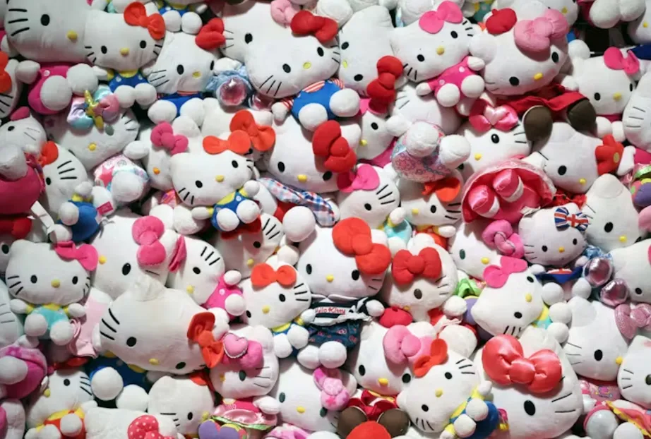 Toys at an exhibition on ‘cute culture’ at Somerset House, London. EPA-EFE/NEIL HALL
