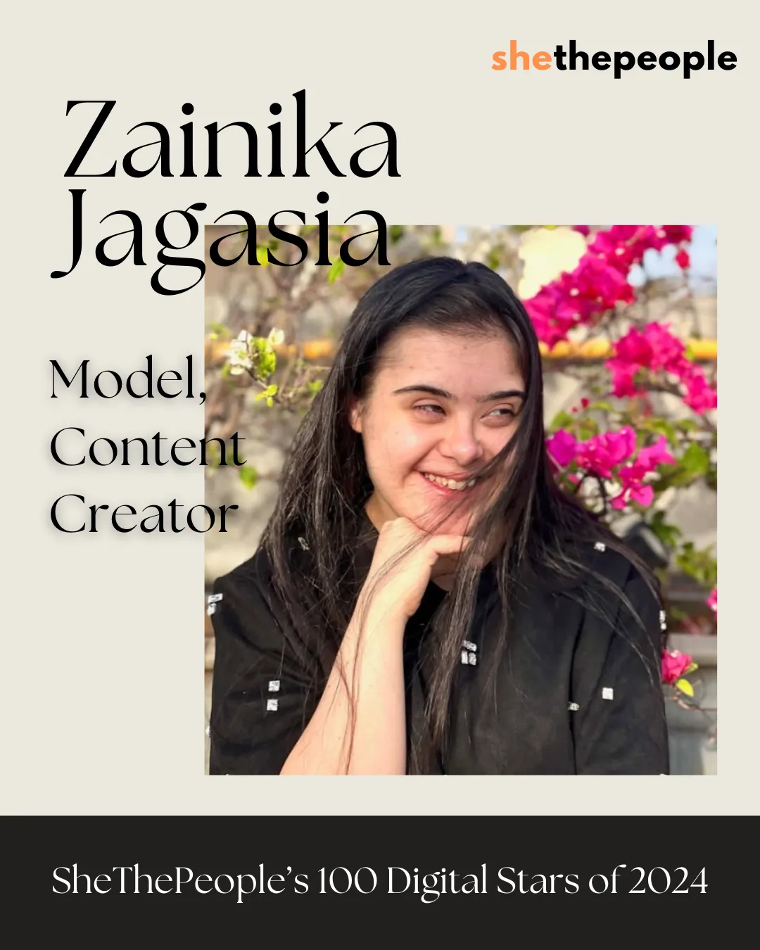 zainika jagasia 100 digital stars