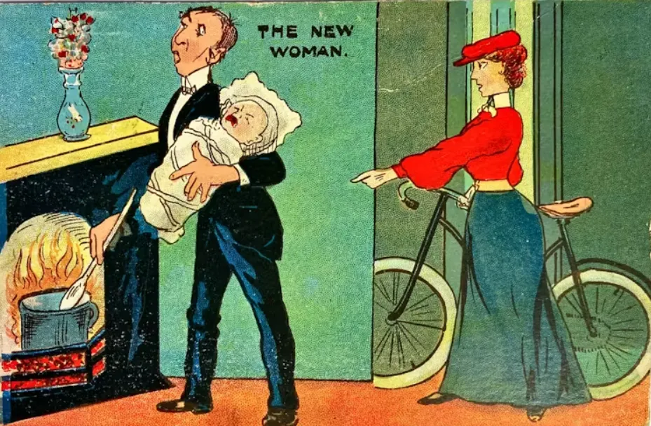 The ‘new woman’ as depicted in an illustration from 1908. Author provided