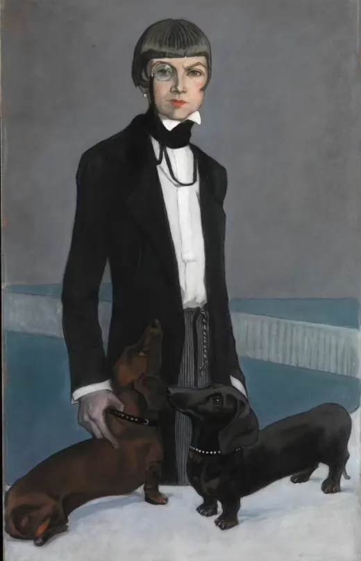 Una Troubridge – Romaine Brooks (1924) Public domain, via Wikimendia Commons