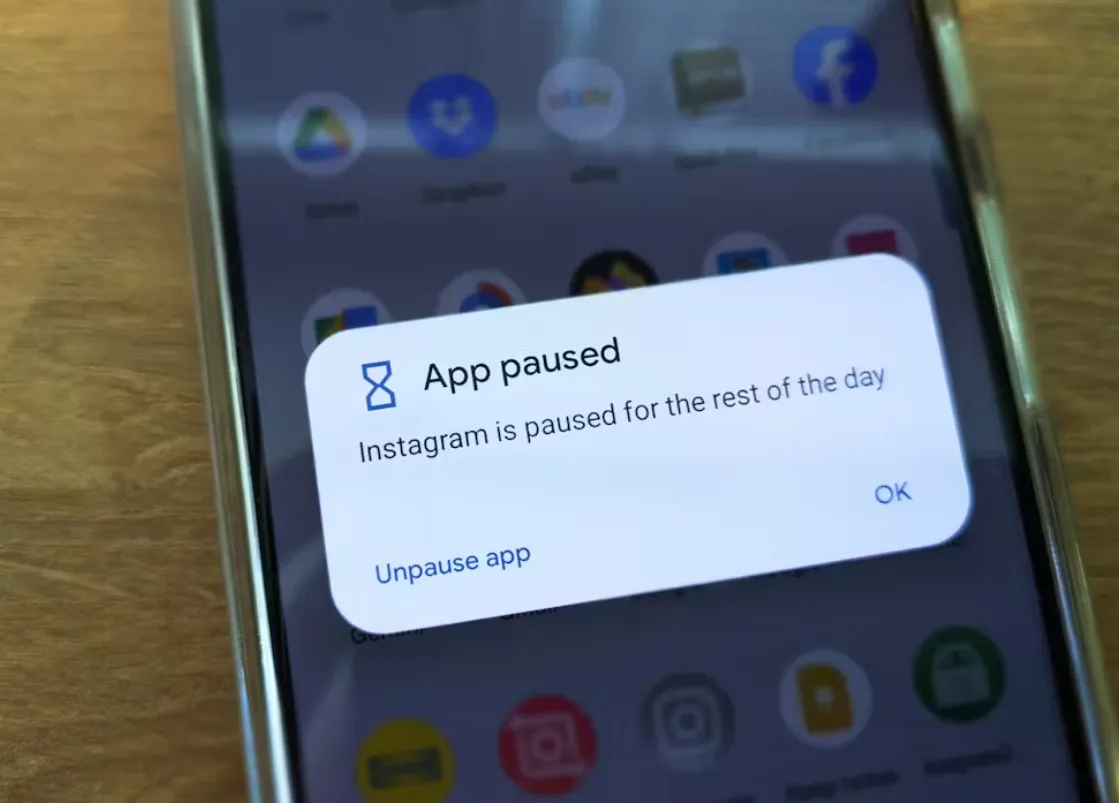 Screen time management features allow you to pause or block apps from use. The Conversation