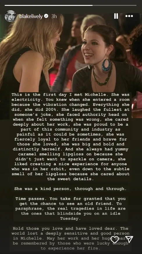 blake lively michelle tretchenberg