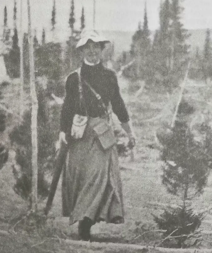 Mina Hubbard in northern Labrador.