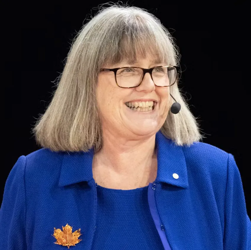 Nobel laureate Donna Strickland won the prize for her research into laser pulses. Bengt Nyman/Wikimedia Commons, CC BY