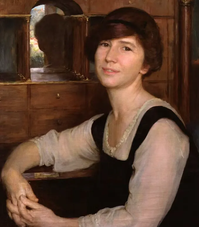 Freya Madeline Stark by Herbert Arnould Olivier (1923). National Portrait Gallery