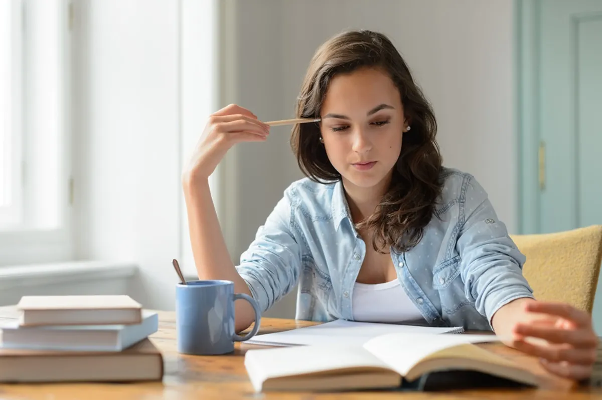 woman busy