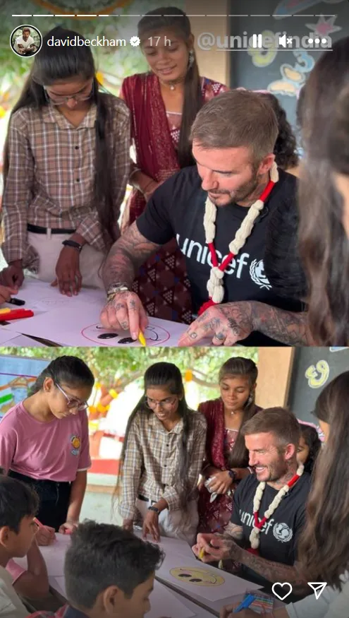 david beckham india