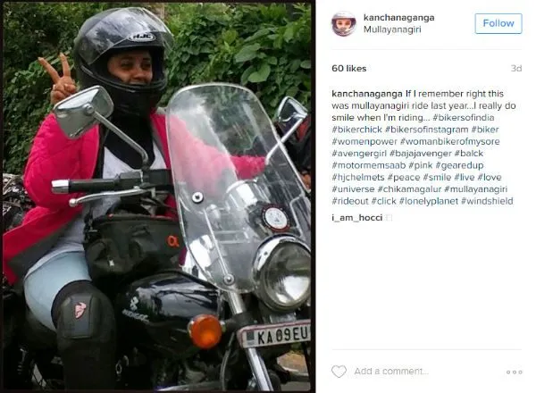 Kanchana Ganga - a group of women bikers in Mysuru