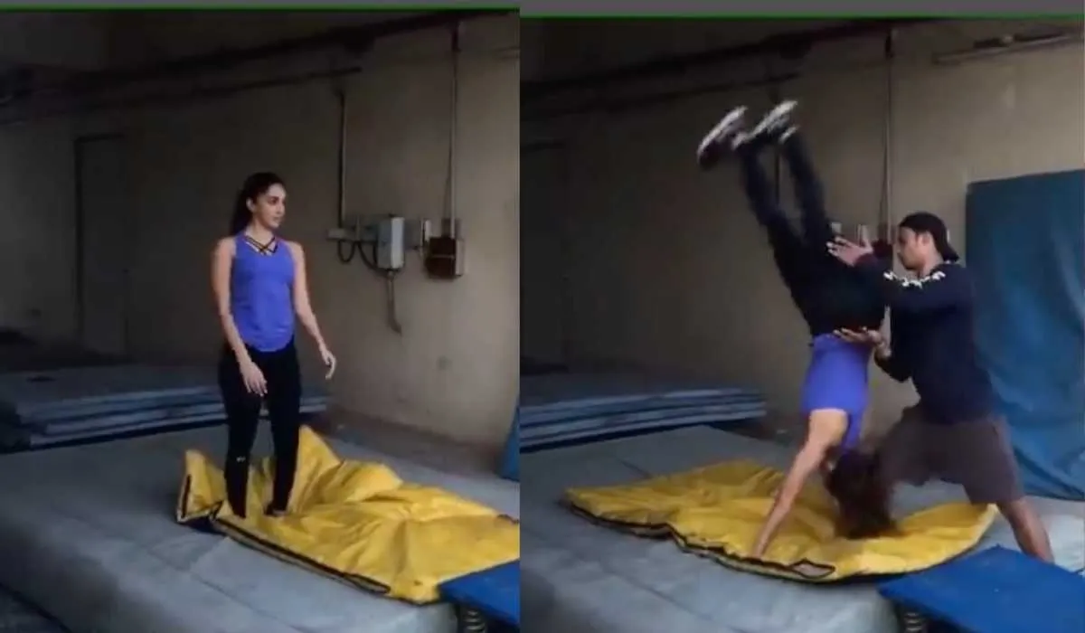 Kiara Advani Backflip Video