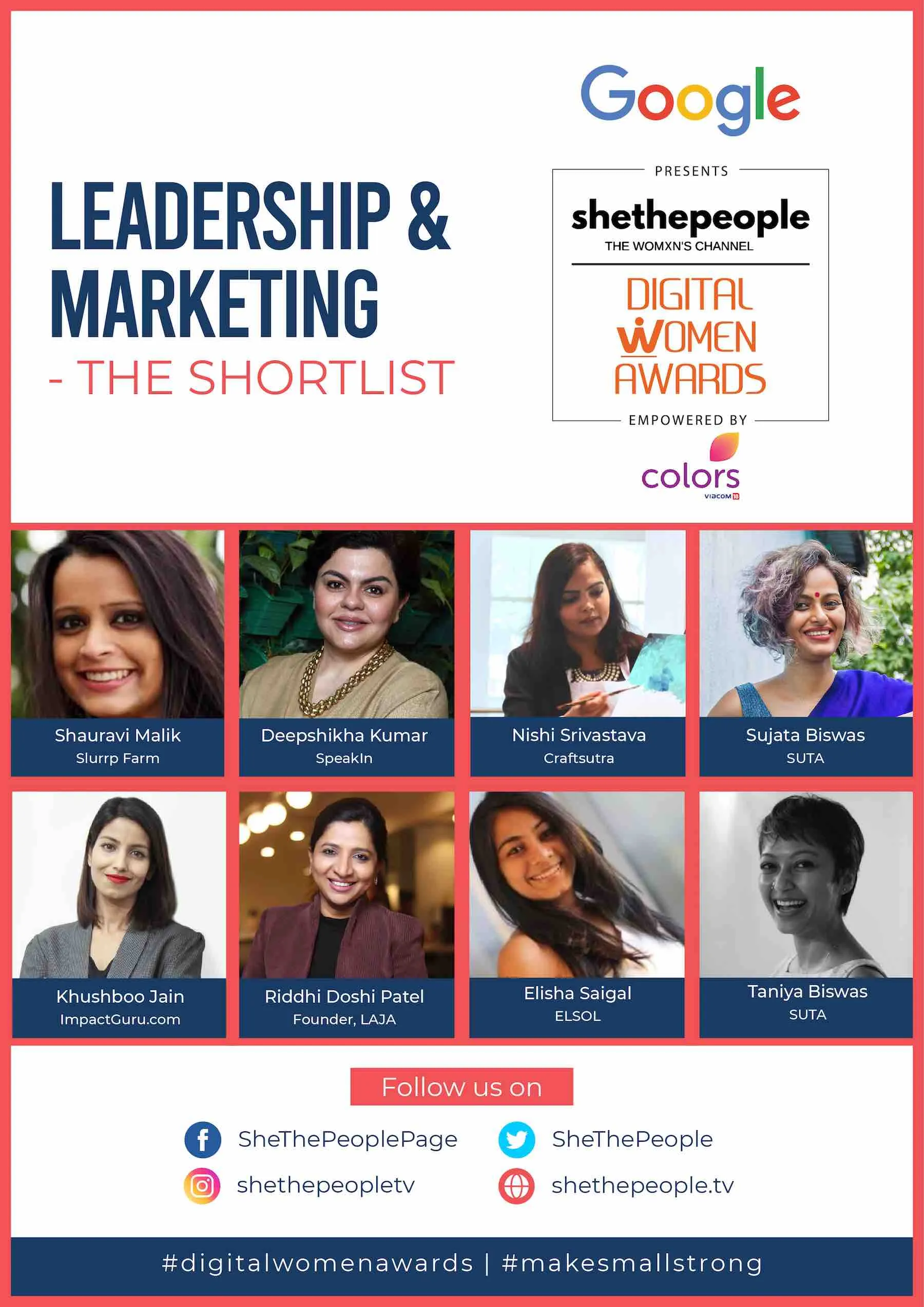 leadership and marketing digital women awards