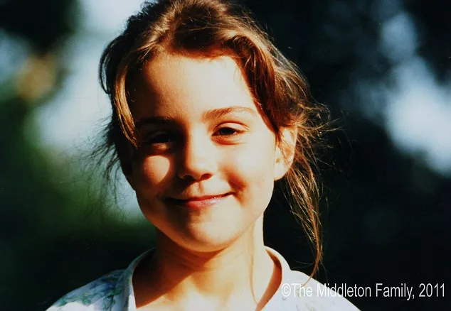 Catherine, The Duchess of Cambridge at the age of five Picture By: Daily Mail.co.uk