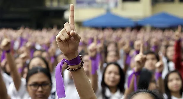 Protesters in Philippines  Picture By: Asian Correspondent 