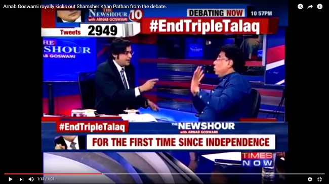 Arnab-Shamsher debate