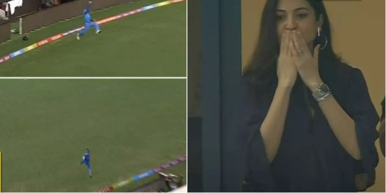 Anushka Sharma's Reaction on Kohli's Catch
