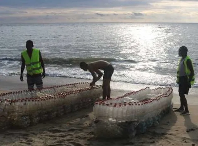 Image result for cameroon activist use plastic bottles