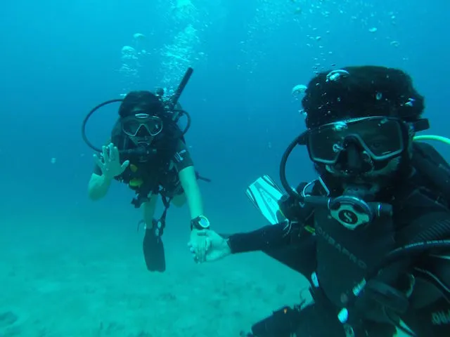 Scuba diving