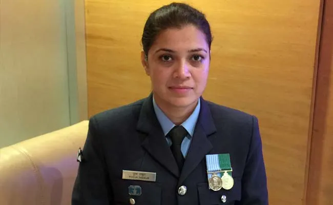 Wing Commander Puja Thakur Picture By: NDTV