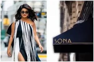 Priyanka Chopra restaurant name, Priyanka Chopra Restaurant Sona, Priyanka Chopra New York restaurant