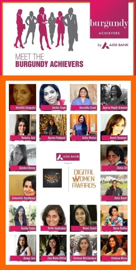 Burgundy Achievers Digital Women Awards