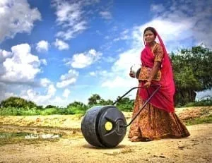 Water wheelbarrow