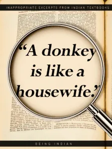 Housewives being compared to donkeys