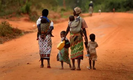 A family in Africa Picture By: The Guardian