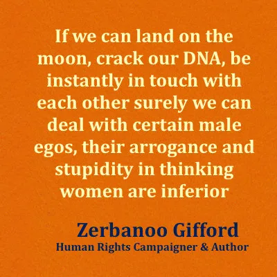 Zerbanoo Gifford speaks with SheThePeople.TV