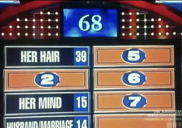 Britney Spears Family Fued Question