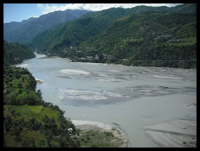 River Raavi in Chamba Valley