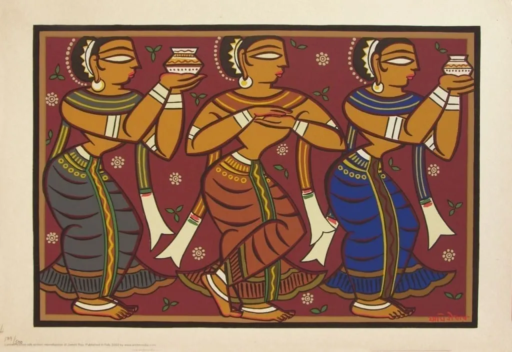 Gopini by Jamini Roy, Credit: Archer India