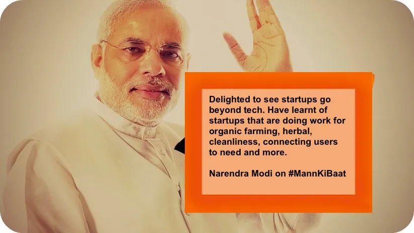 Narendra-Modi Salutes Startups Mann Ki Baat 2