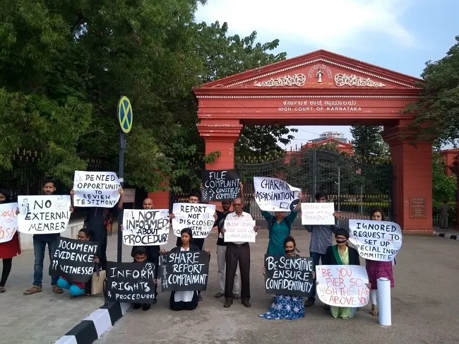 Indian Women Protest CJI