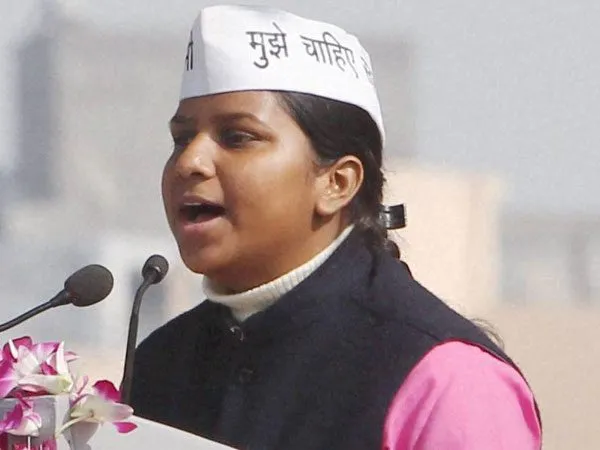 Rakhi Birla- Youngest ever Delhi MLA. Picture by:  One India