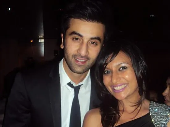 Malini Agarwal with Ranbir Kapoor Picture By: Huffington Post