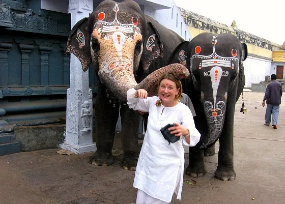 Mariellen Ward at Kanchipuram Picture By: Breathedreamgo