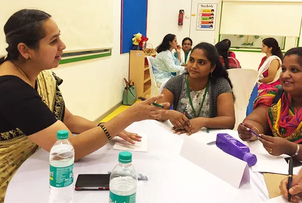 Neeraja Ganesh Mentoring The Attendees