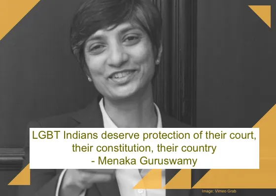 Menaka Guruswamy STP Quote on Section 377