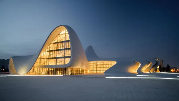 Heydar Aliyev Cultural Centre in Baku, Azerbaijan (Pic By Dezeen.com)