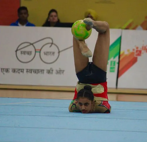 Rhythmic Gymnast Bavleen Kaur