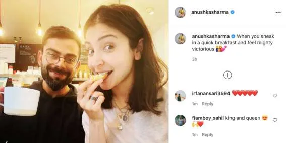 anushka sharma breakfast