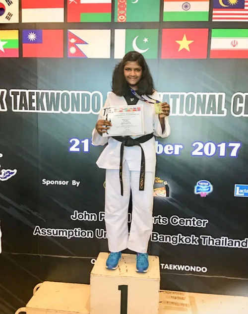 Shreya Jadhav, Taekwondo